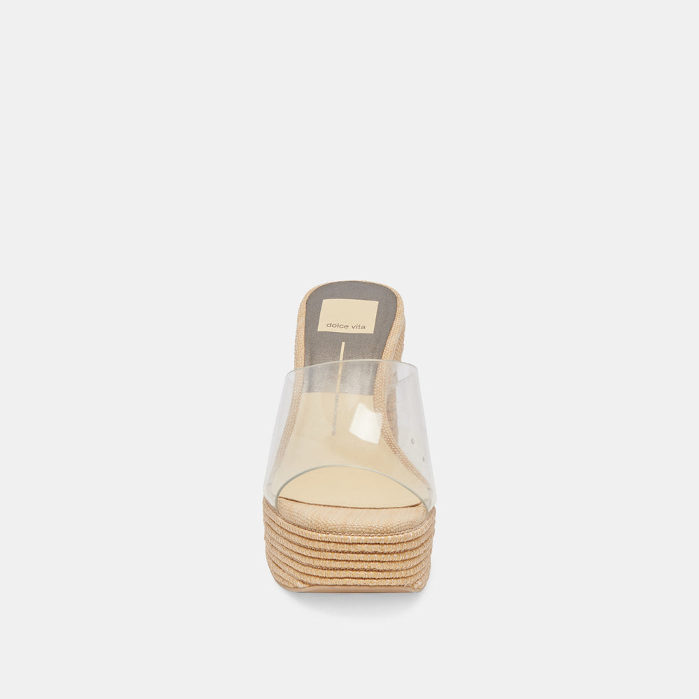 LICHIA HEELS NATURAL VINYL | Dolce Vita Women