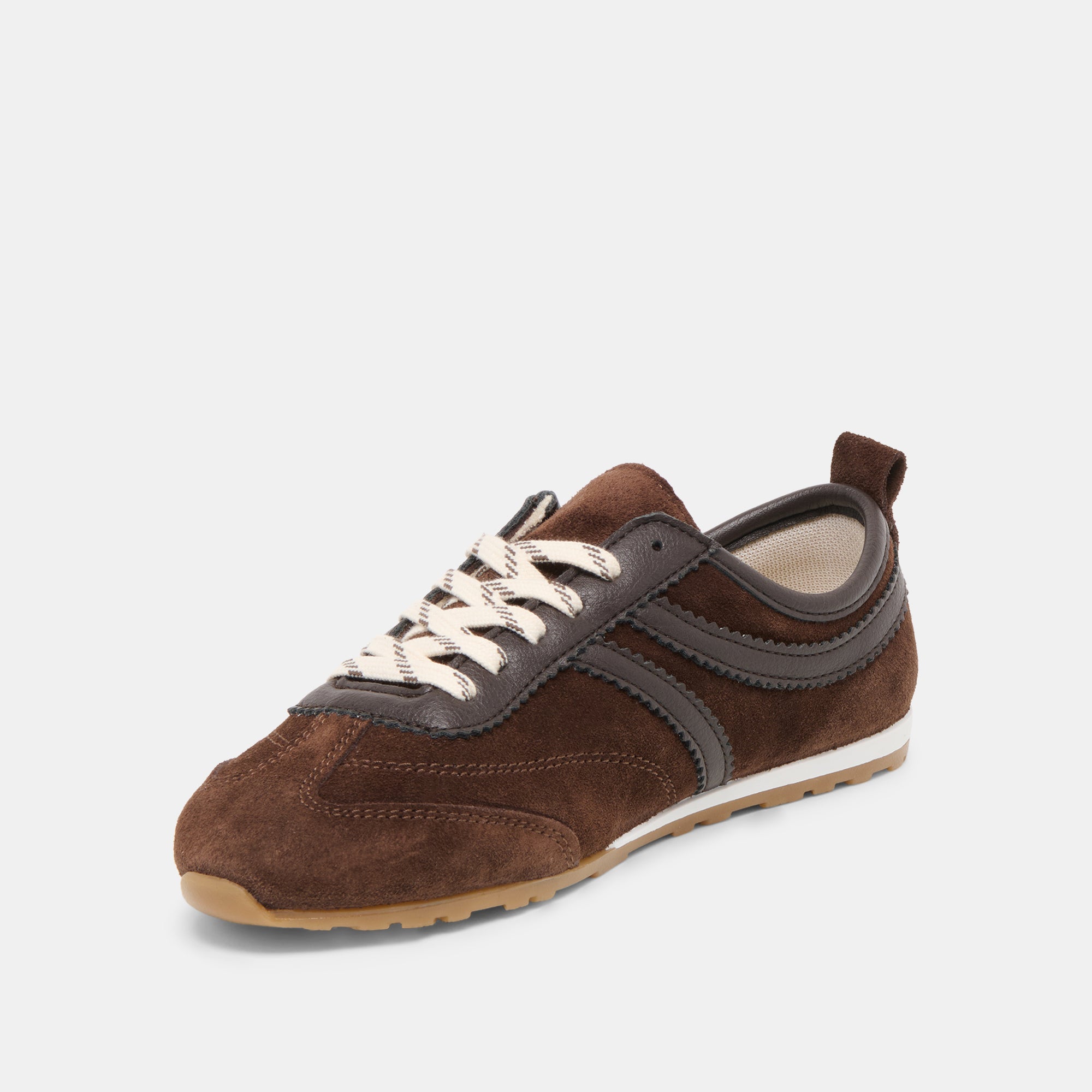 Viper Dk Brown Suede Sneakers | Dolce Vita Women