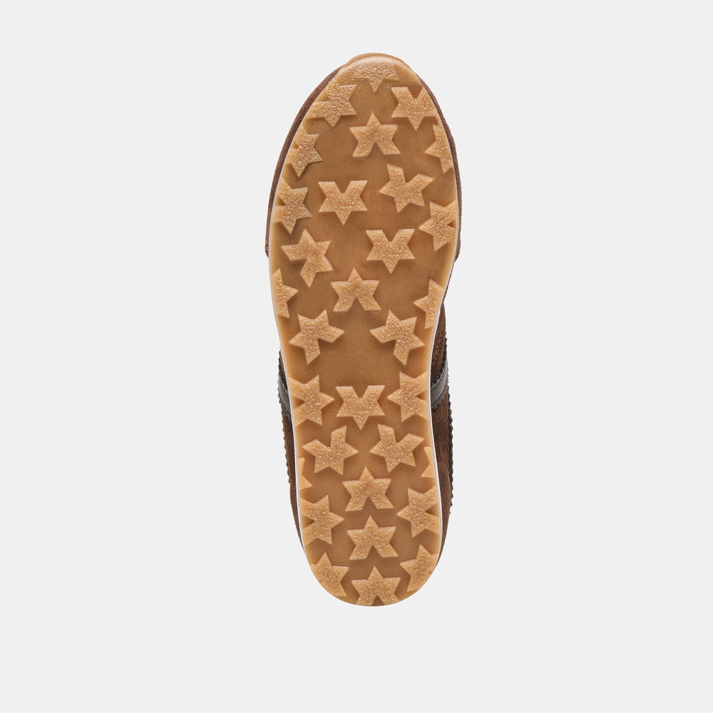 Viper Dk Brown Suede Sneakers | Dolce Vita Women