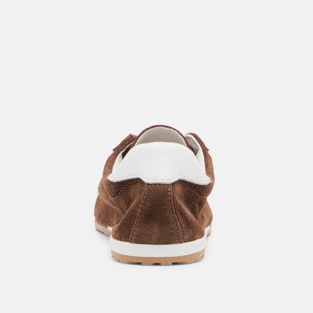 Serina Dk Brown Suede Sneakers | Dolce Vita Women