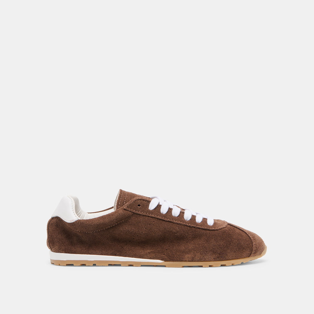 Serina Dk Brown Suede Sneakers | Dolce Vita Women