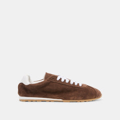 Serina Dk Brown Suede Sneakers | Dolce Vita Women