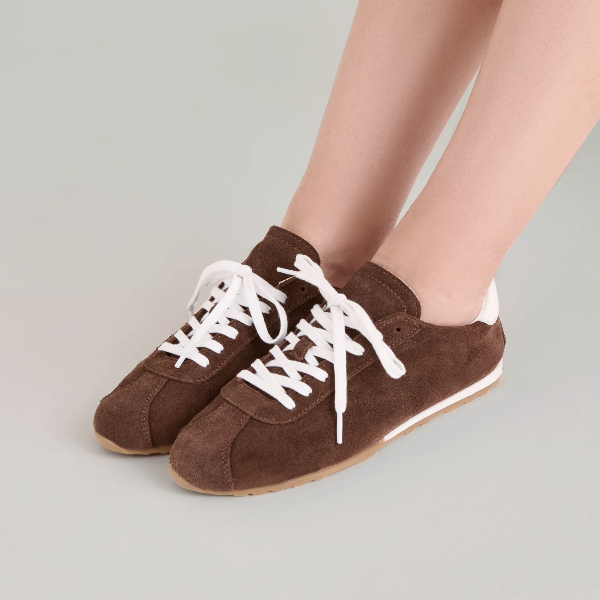 Serina Dk Brown Suede Sneakers | Dolce Vita Women