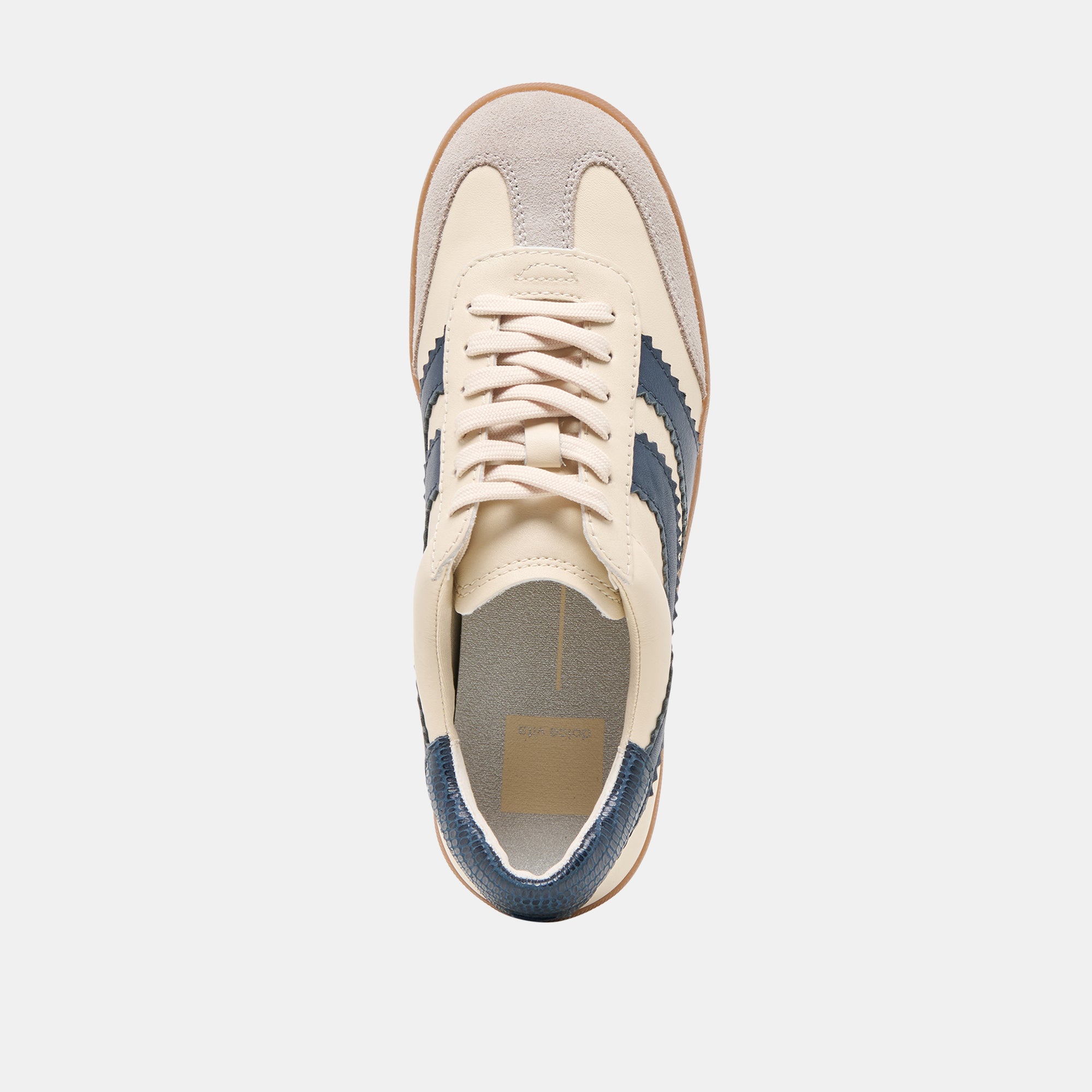 Merit White Navy Leather Sneakers | Dolce Vita Women