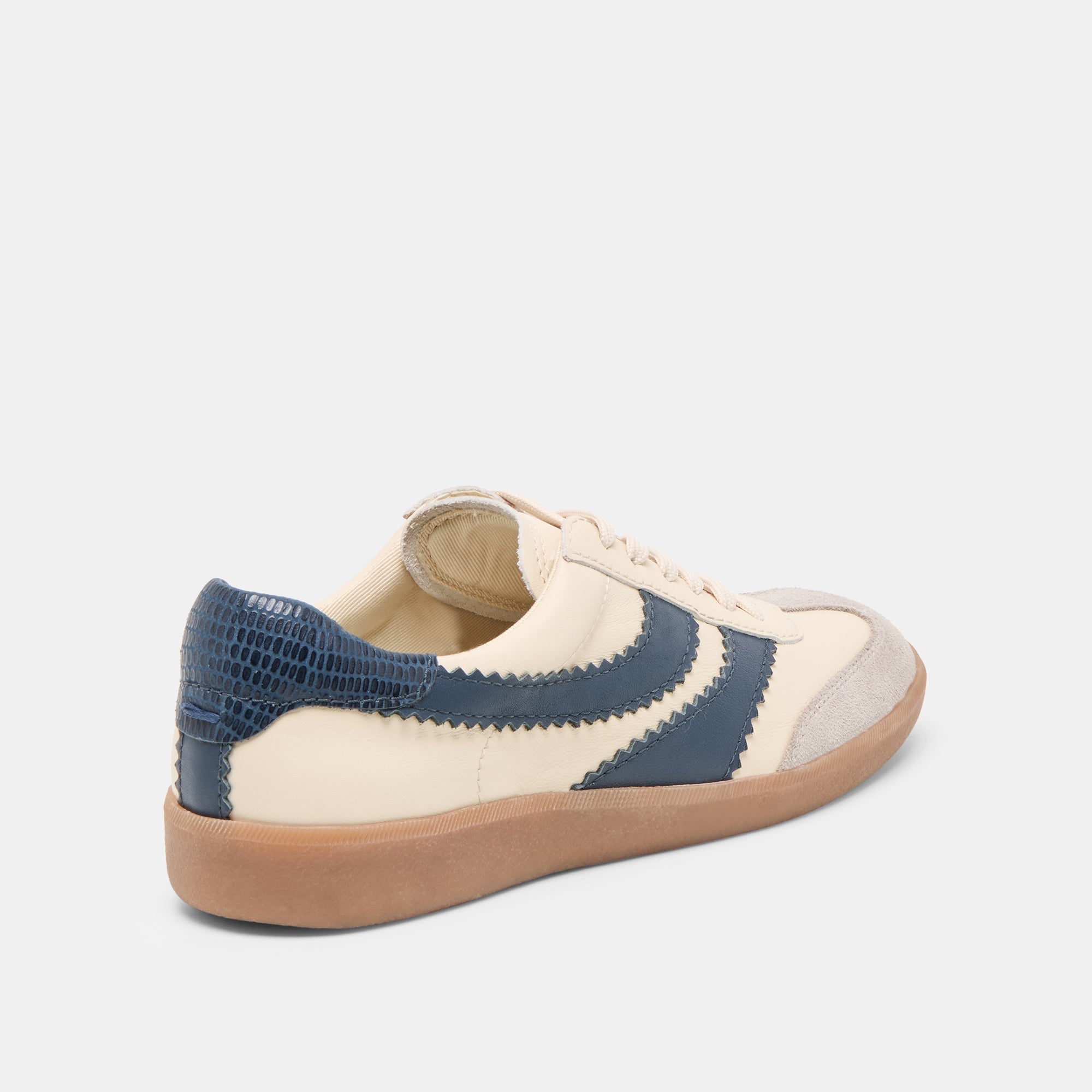 Merit White Navy Leather Sneakers | Dolce Vita Women