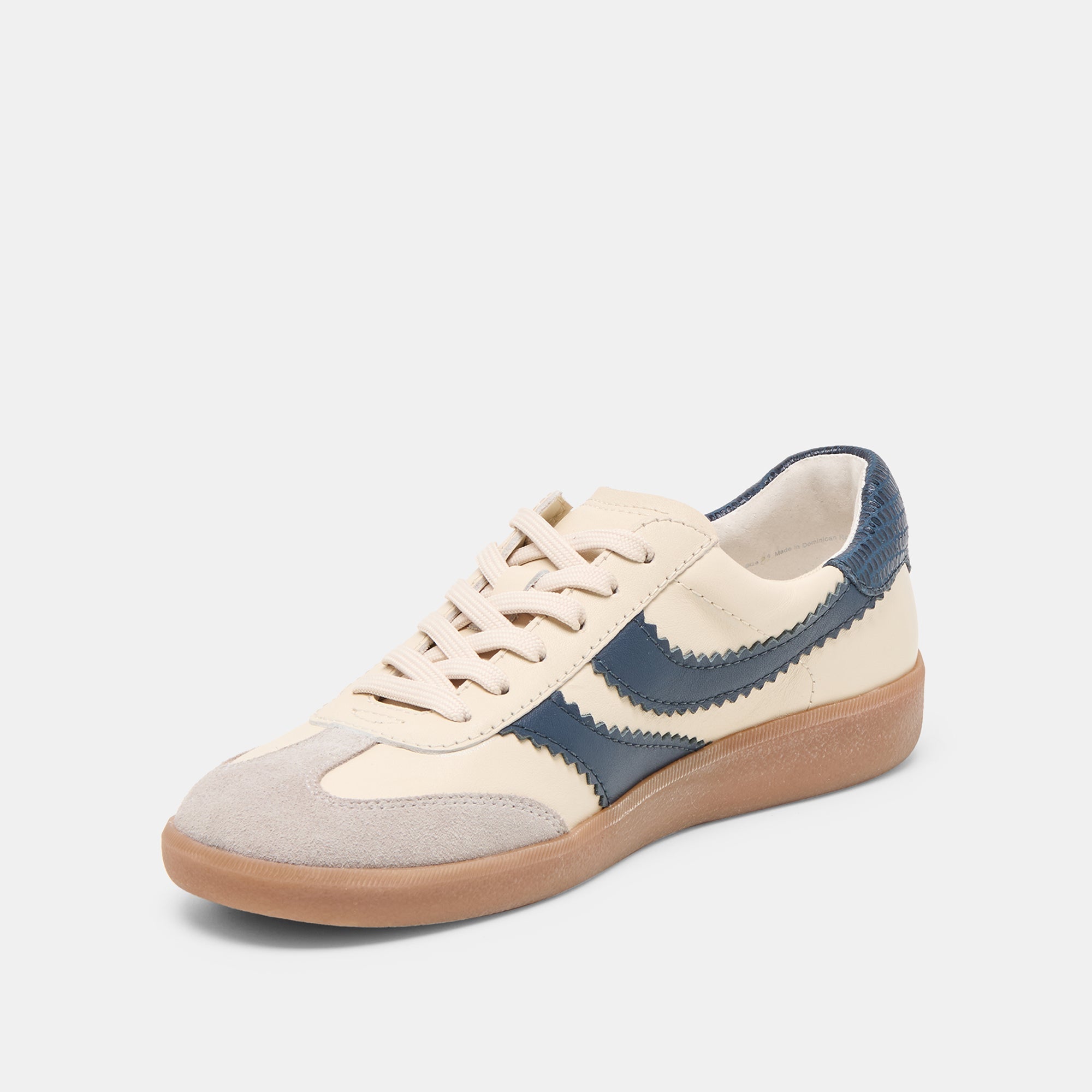 Merit White Navy Leather Sneakers | Dolce Vita Women