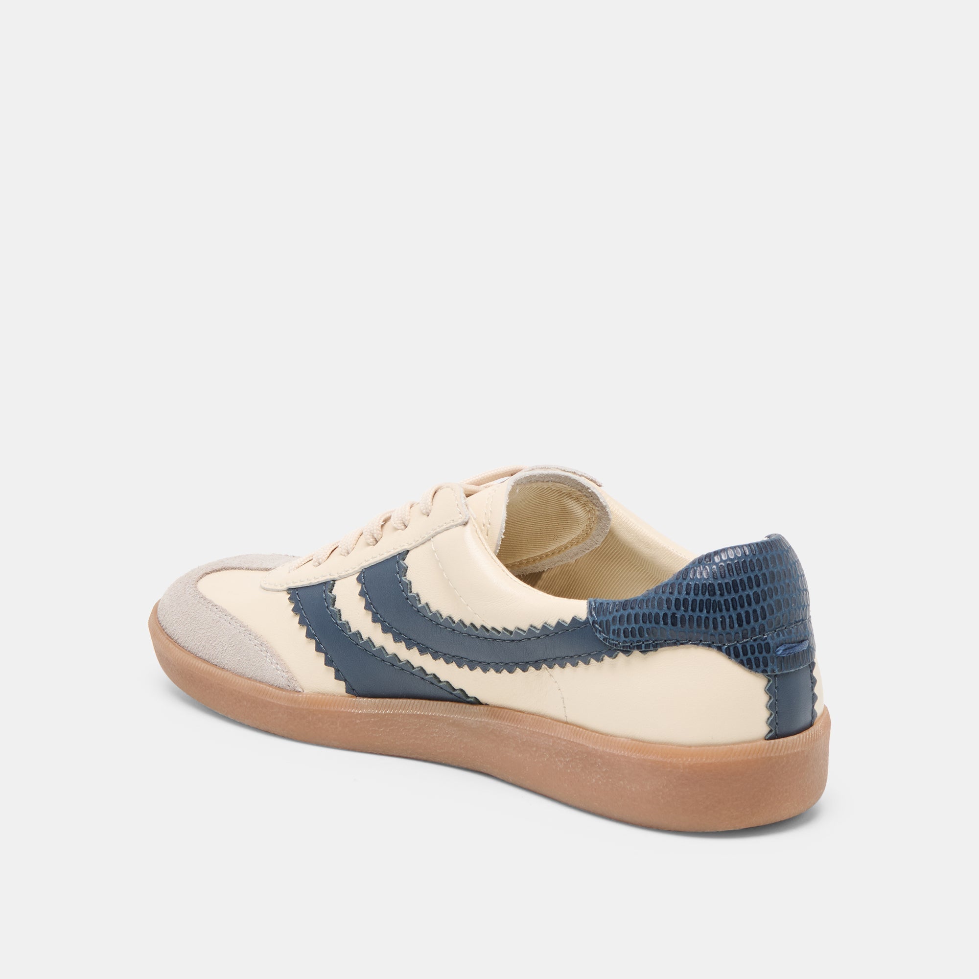 Merit White Navy Leather Sneakers | Dolce Vita Women