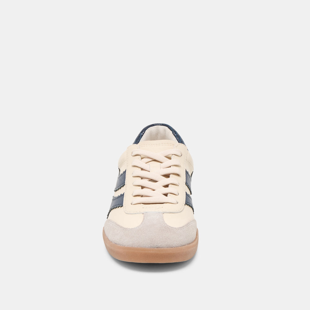 Merit White Navy Leather Sneakers | Dolce Vita Women