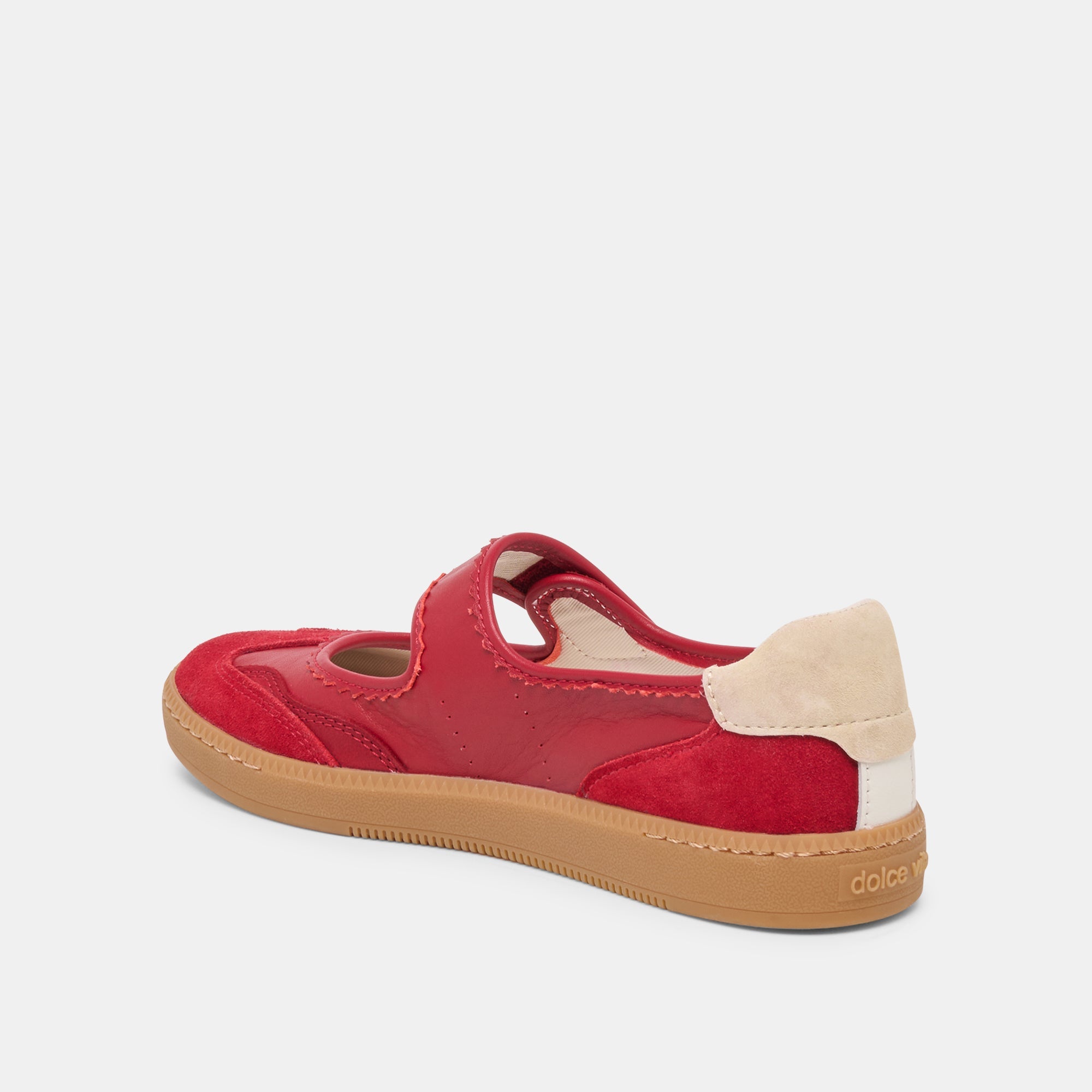 Nanet Crimson Leather Sneakers | Women Dolce Vita
