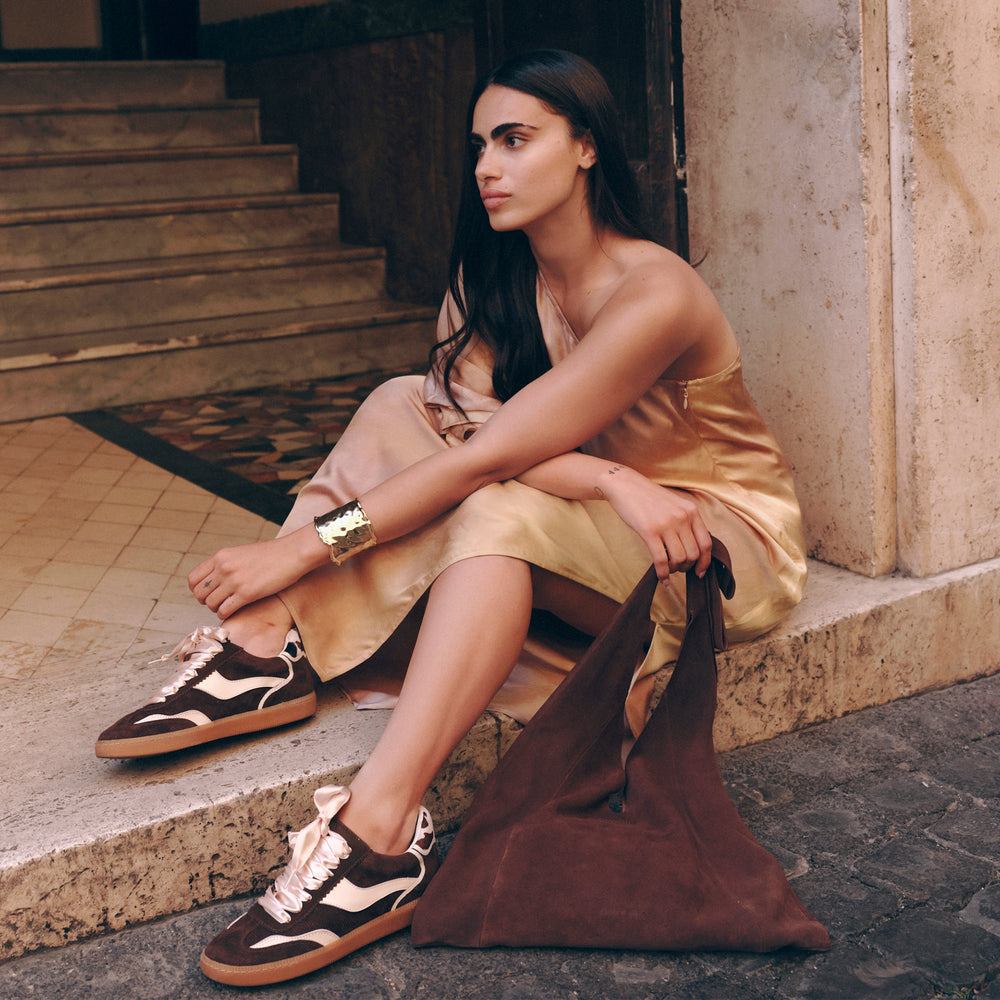 Notice Chocolate Corduroy Sneakers | Women Dolce Vita