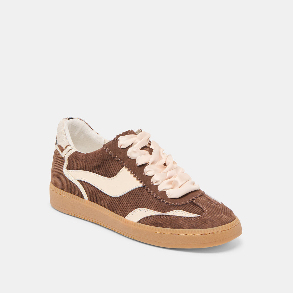 Notice Chocolate Corduroy Sneakers | Women Dolce Vita