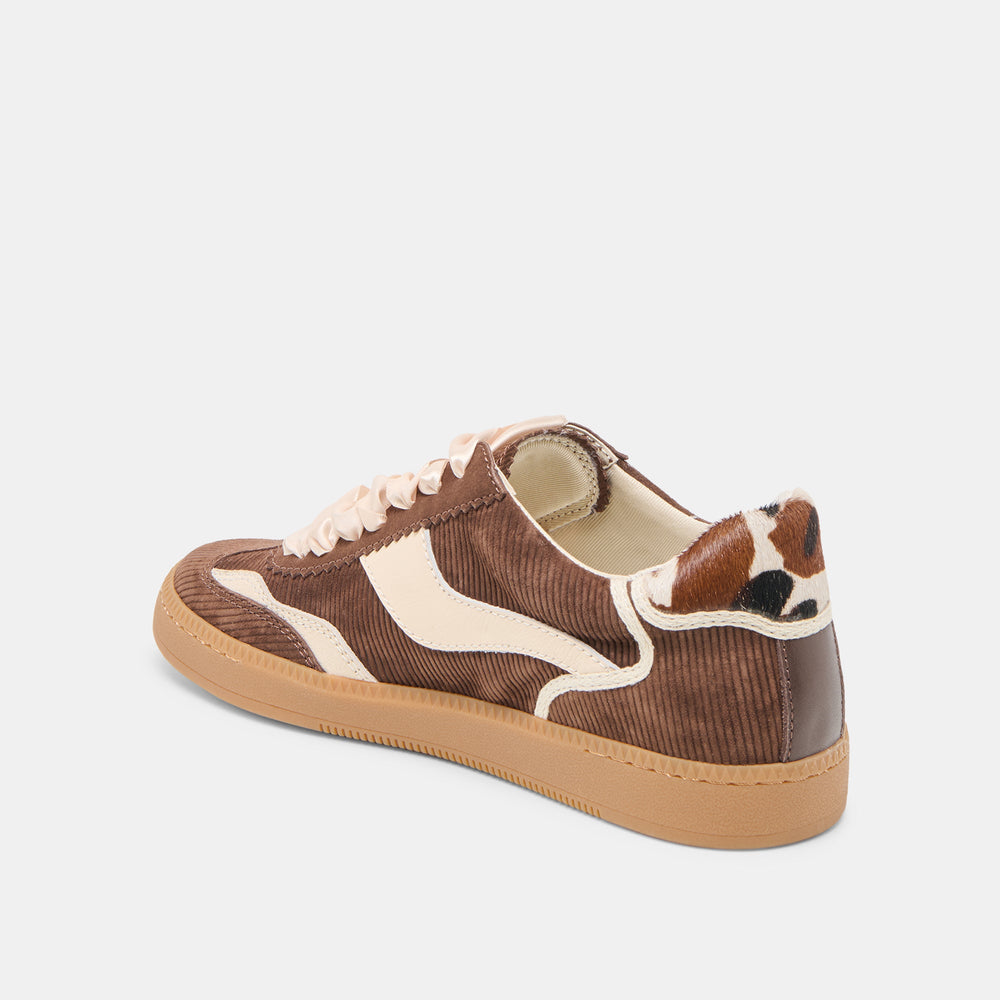 Notice Chocolate Corduroy Sneakers | Women Dolce Vita