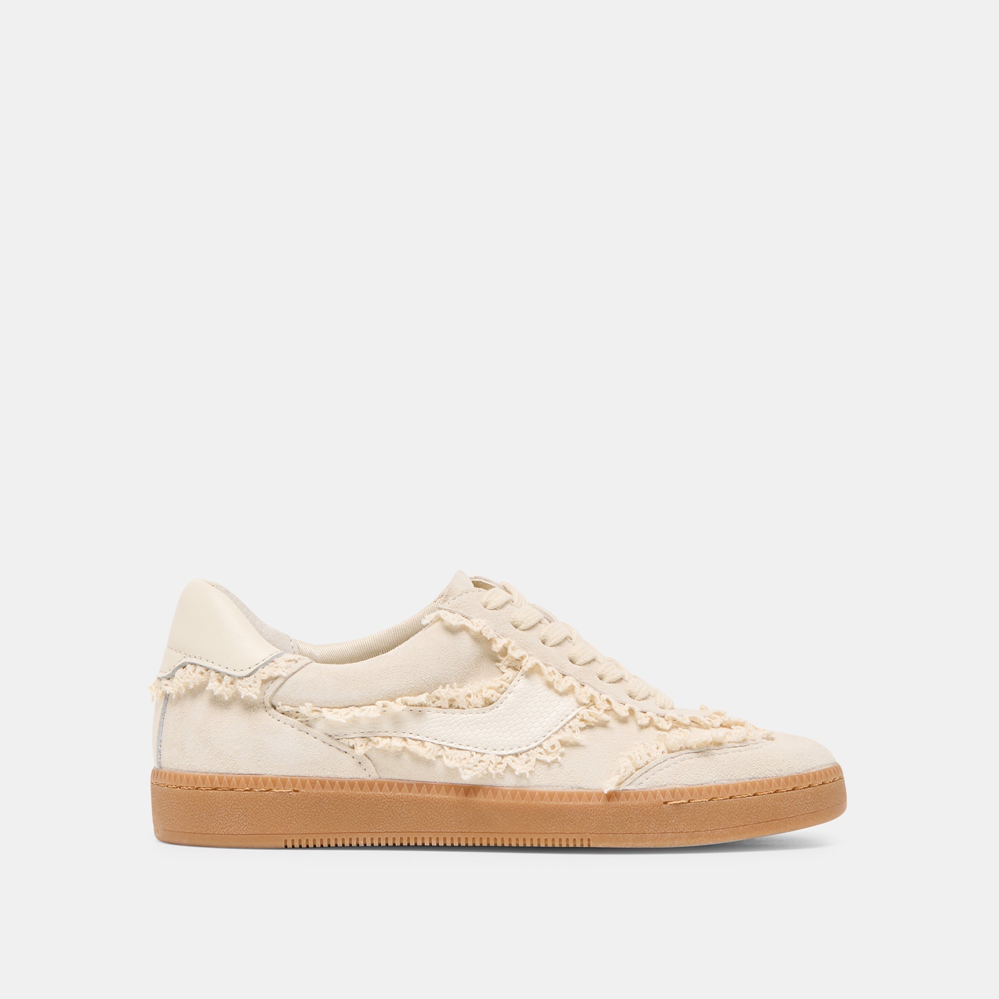 Notice Lace Ivory Suede Sneakers | Dolce Vita Women