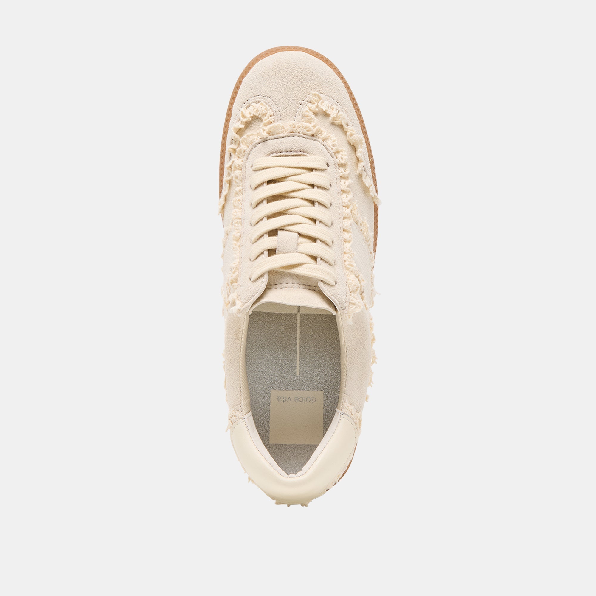 Notice Lace Ivory Suede Sneakers | Dolce Vita Women