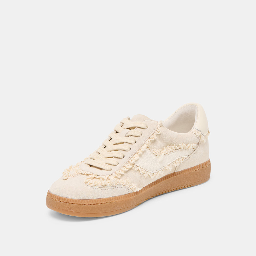 Notice Lace Ivory Suede Sneakers | Dolce Vita Women
