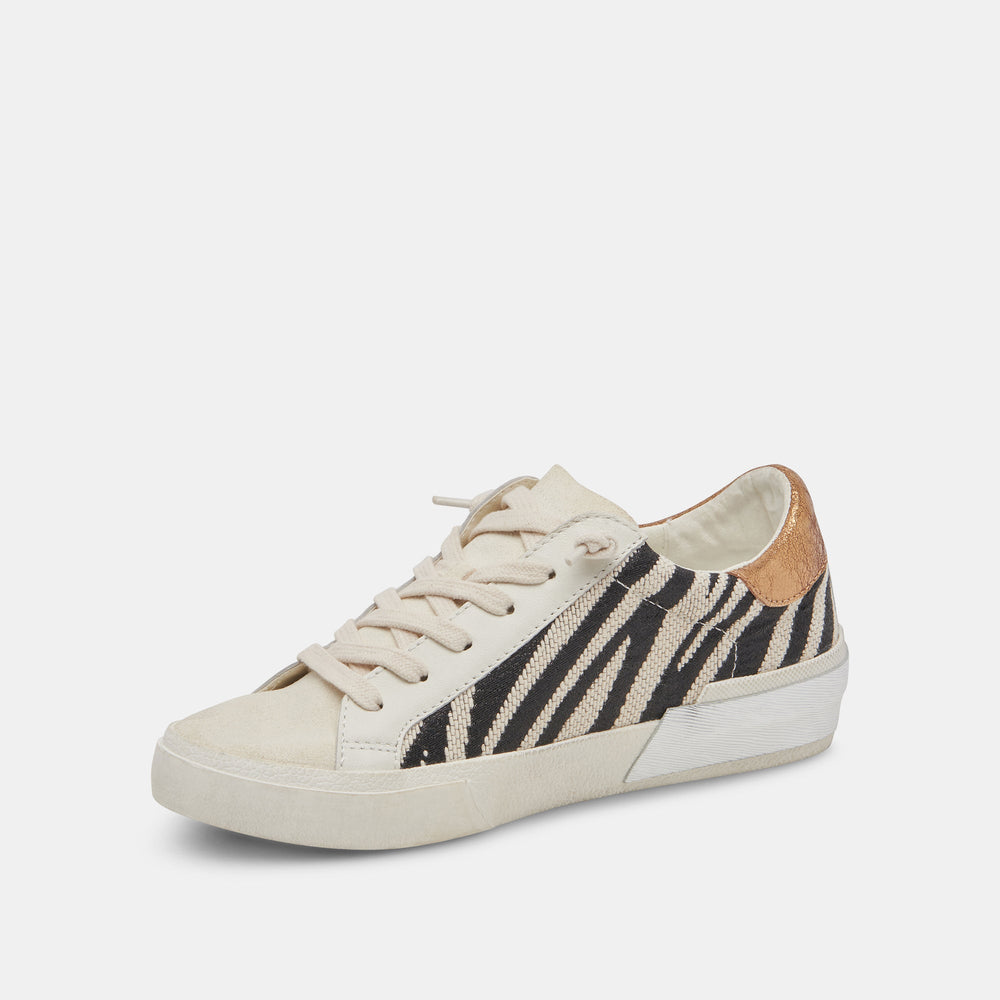 ZINA SNEAKERS ZEBRA FABRIC | Women Dolce Vita