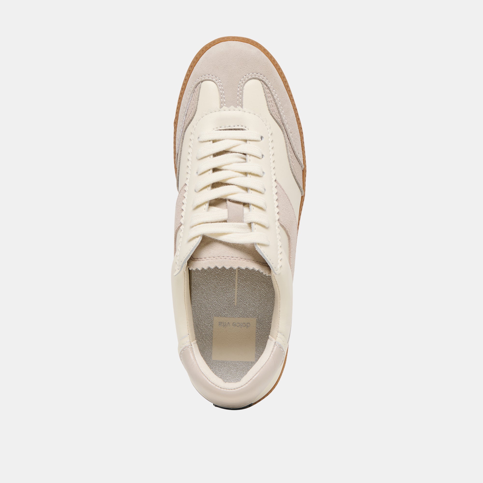 Notice Grey White Leather Sneakers | Women Dolce Vita