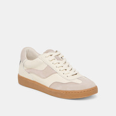 Notice Grey White Leather Sneakers | Women Dolce Vita