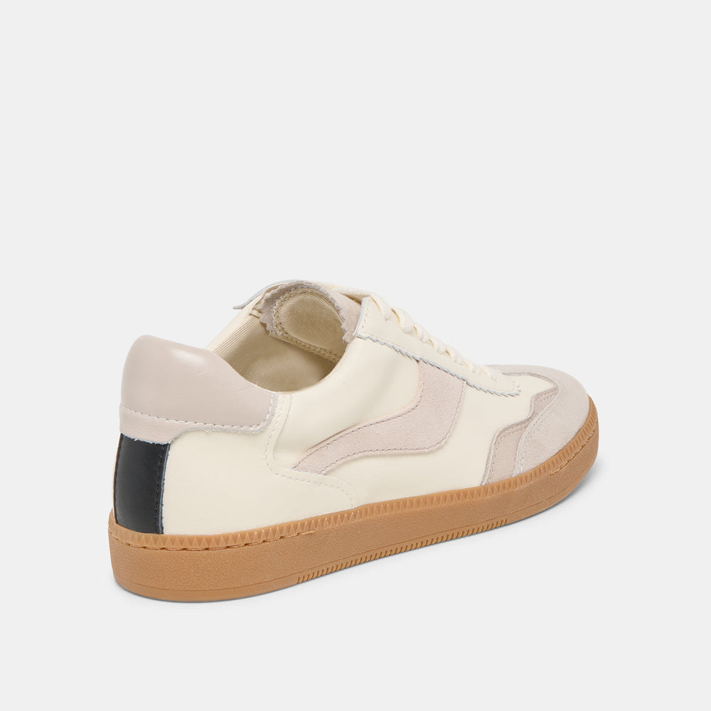Notice Grey White Leather Sneakers | Women Dolce Vita