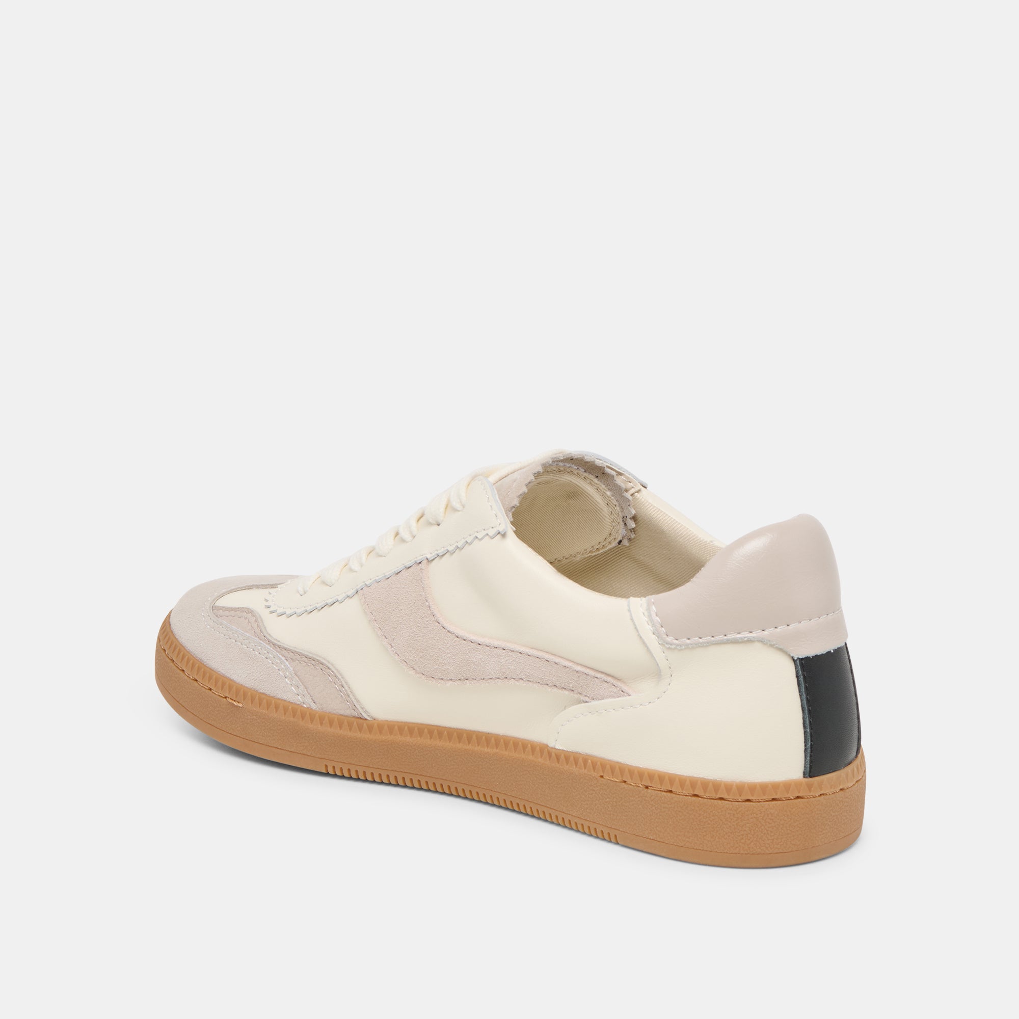 Notice Grey White Leather Sneakers | Women Dolce Vita