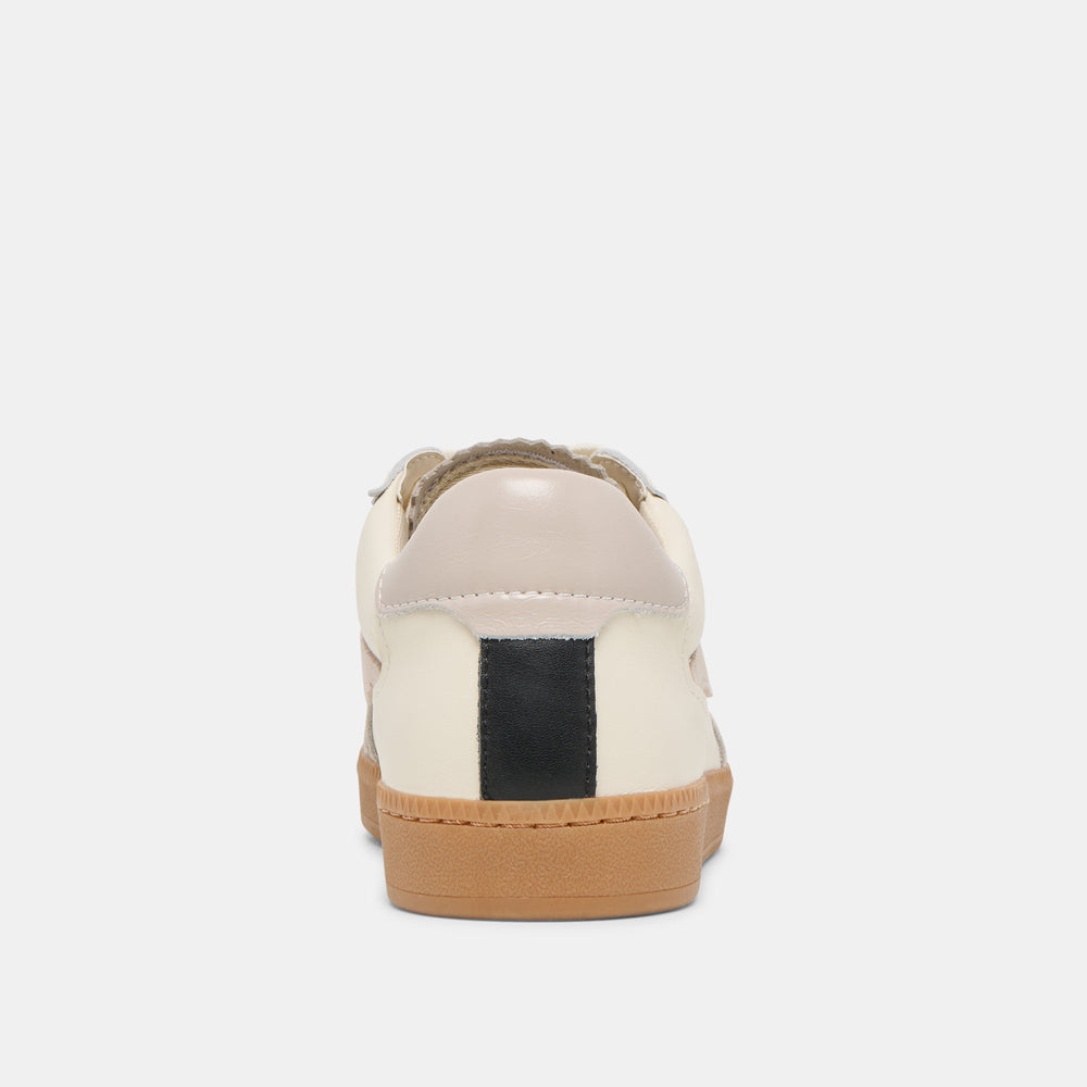 Notice Grey White Leather Sneakers | Women Dolce Vita