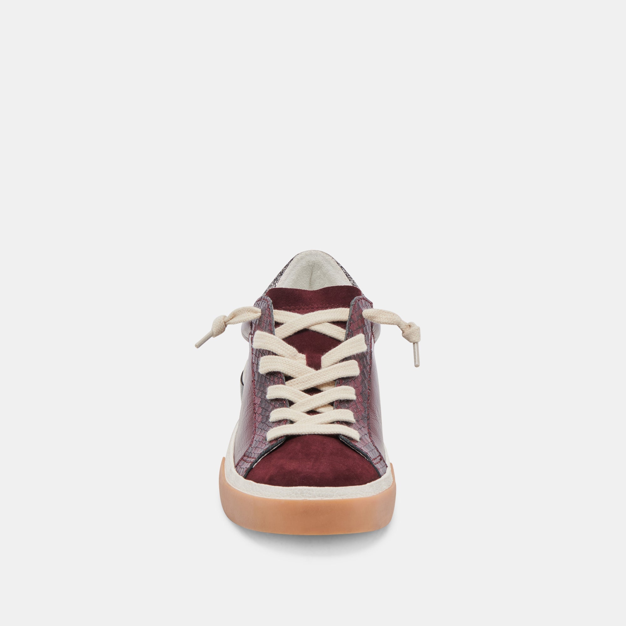 ZINA SNEAKERS BURGUNDY CRINKLE PATENT | Women Dolce Vita