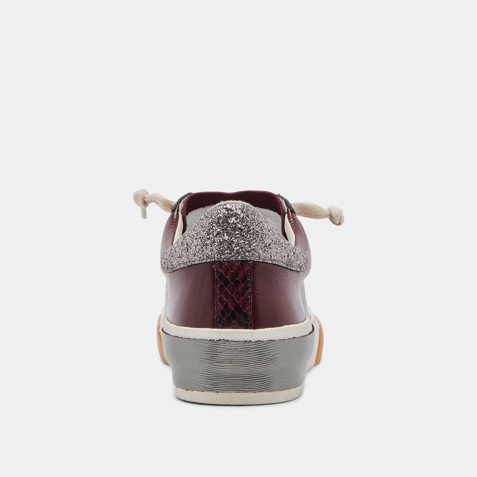 ZINA SNEAKERS BURGUNDY CRINKLE PATENT | Women Dolce Vita
