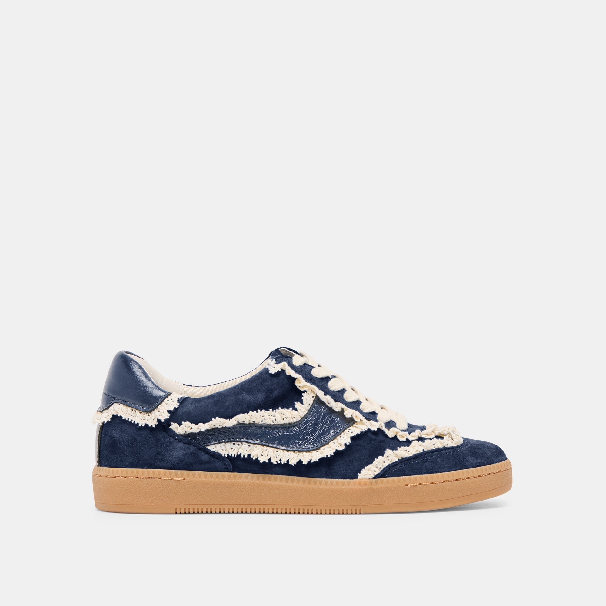 Notice Lace Navy Suede Sneakers | Dolce Vita Women