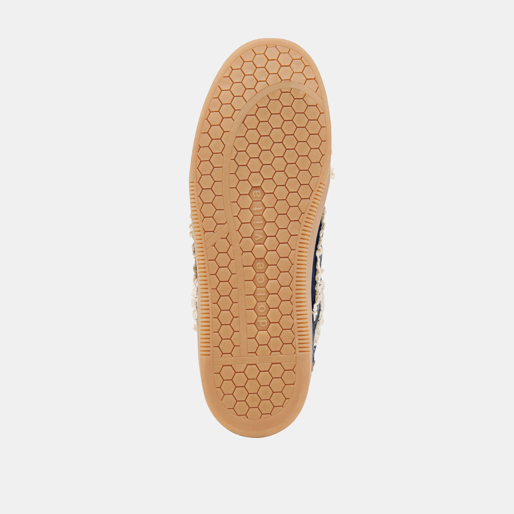 Notice Lace Navy Suede Sneakers | Dolce Vita Women