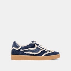 Notice Lace Navy Suede Sneakers | Dolce Vita Women