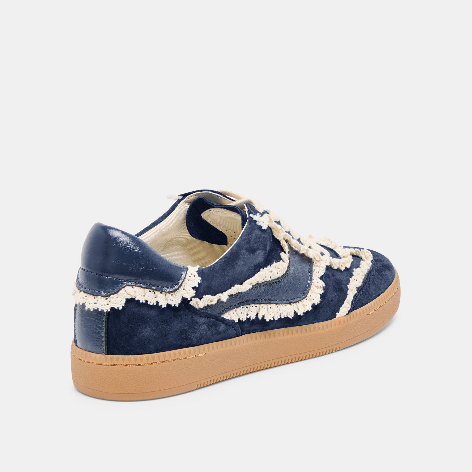 Notice Lace Navy Suede Sneakers | Dolce Vita Women