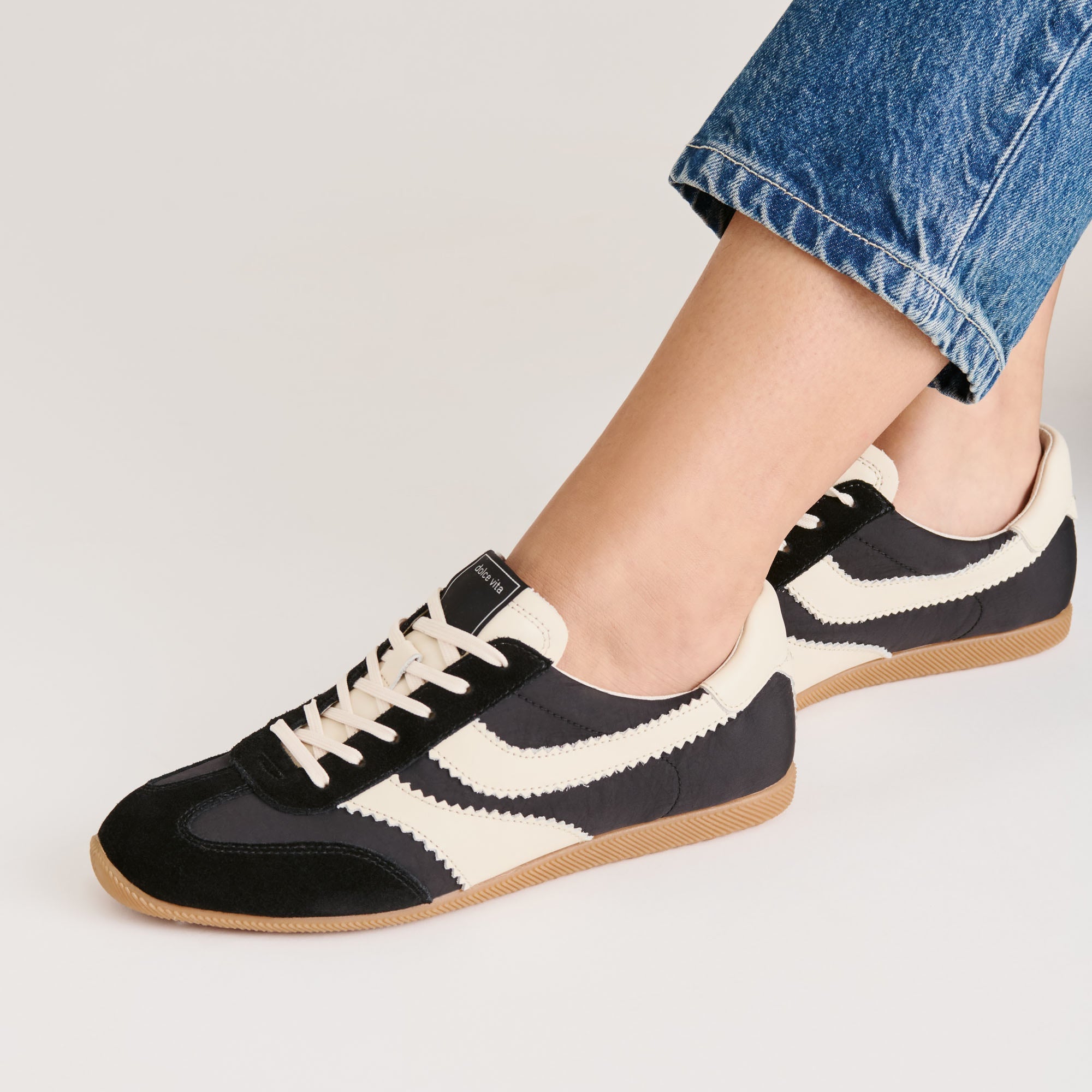 Limit Black Nylon Sneakers | Women Dolce Vita