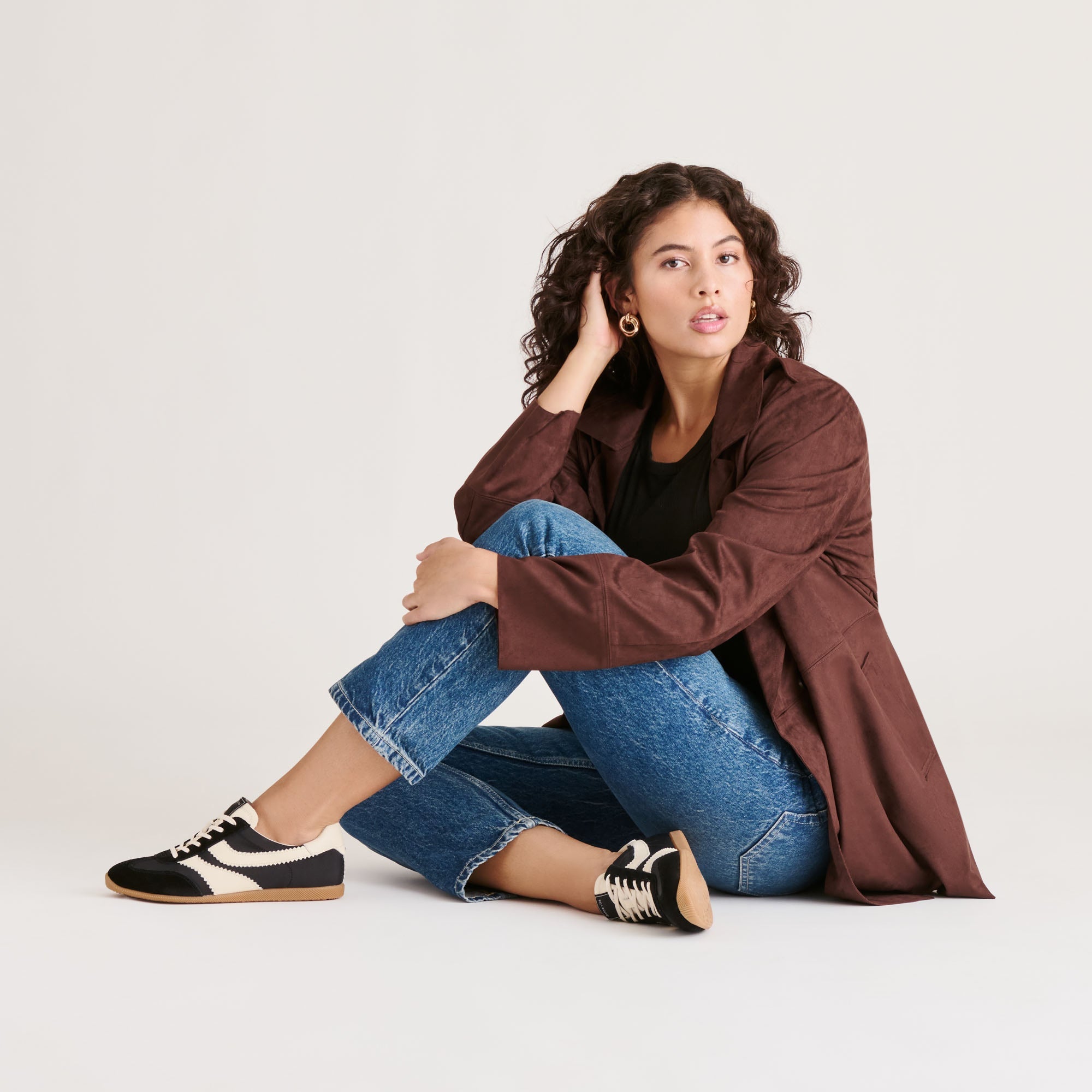 Limit Black Nylon Sneakers | Women Dolce Vita