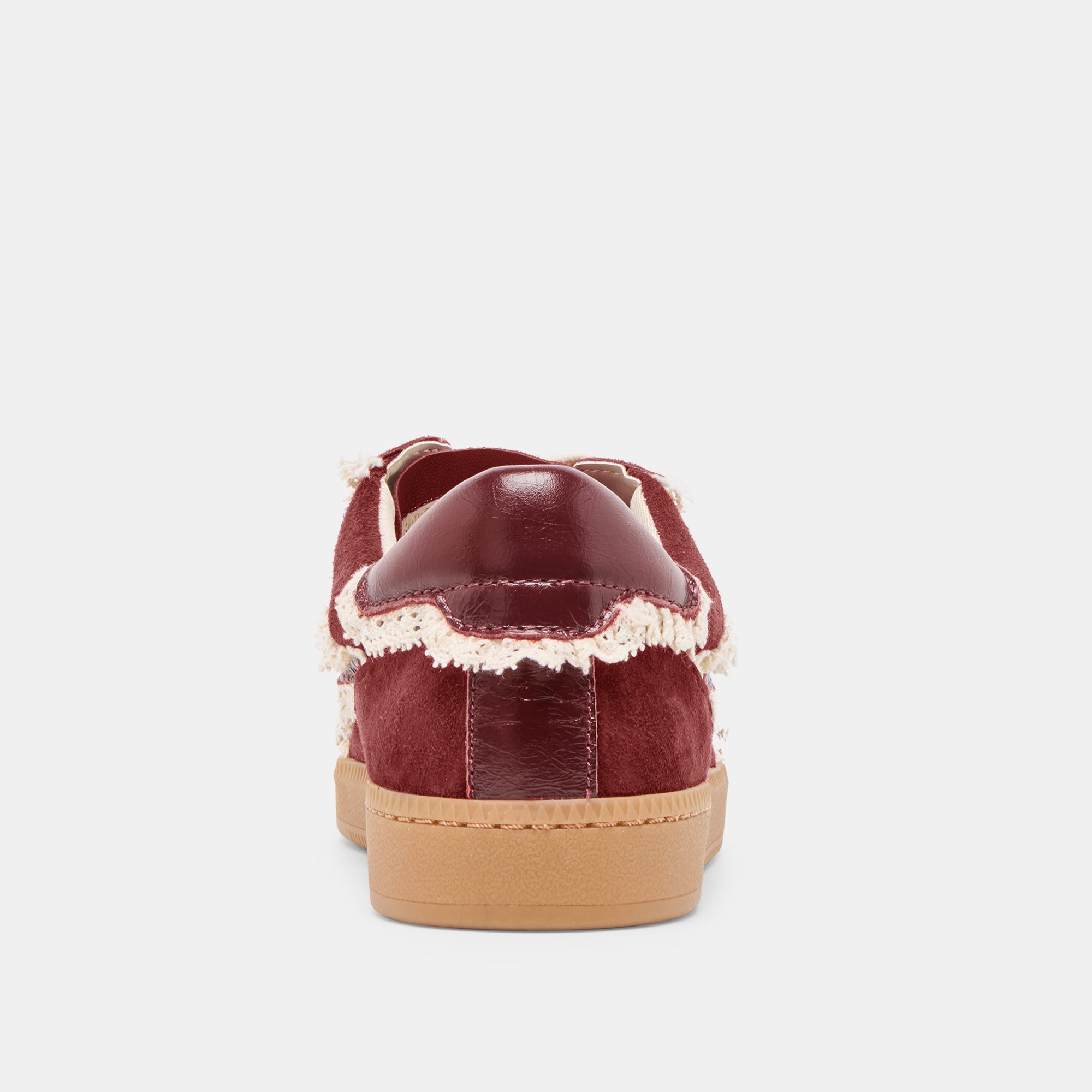 Notice Lace Oxblood Suede Sneakers | Women Dolce Vita