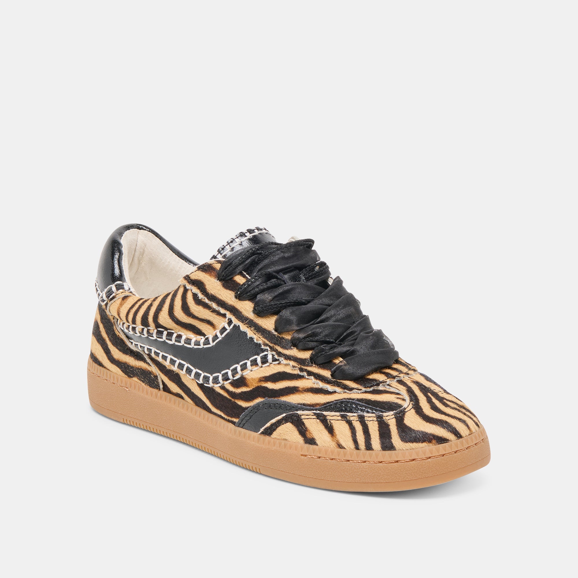 Notice Stitch Tiger Calf Hair Sneakers | Women Dolce Vita