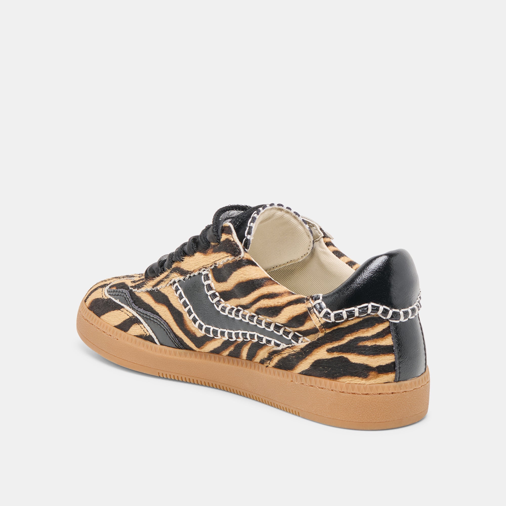Notice Stitch Tiger Calf Hair Sneakers | Women Dolce Vita