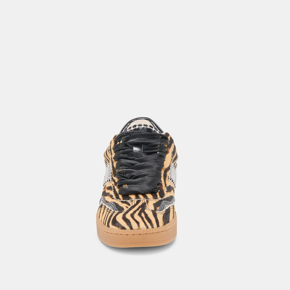 Notice Stitch Tiger Calf Hair Sneakers | Women Dolce Vita