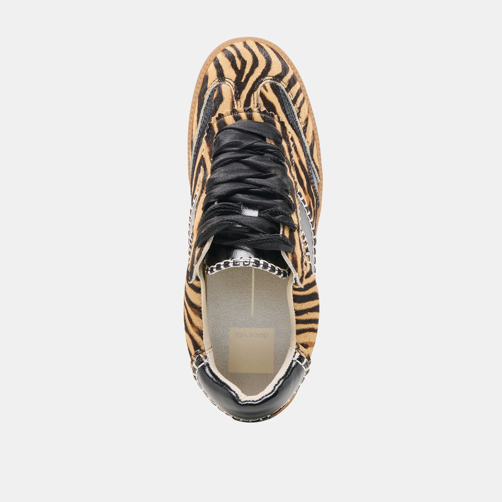 Notice Stitch Tiger Calf Hair Sneakers | Women Dolce Vita
