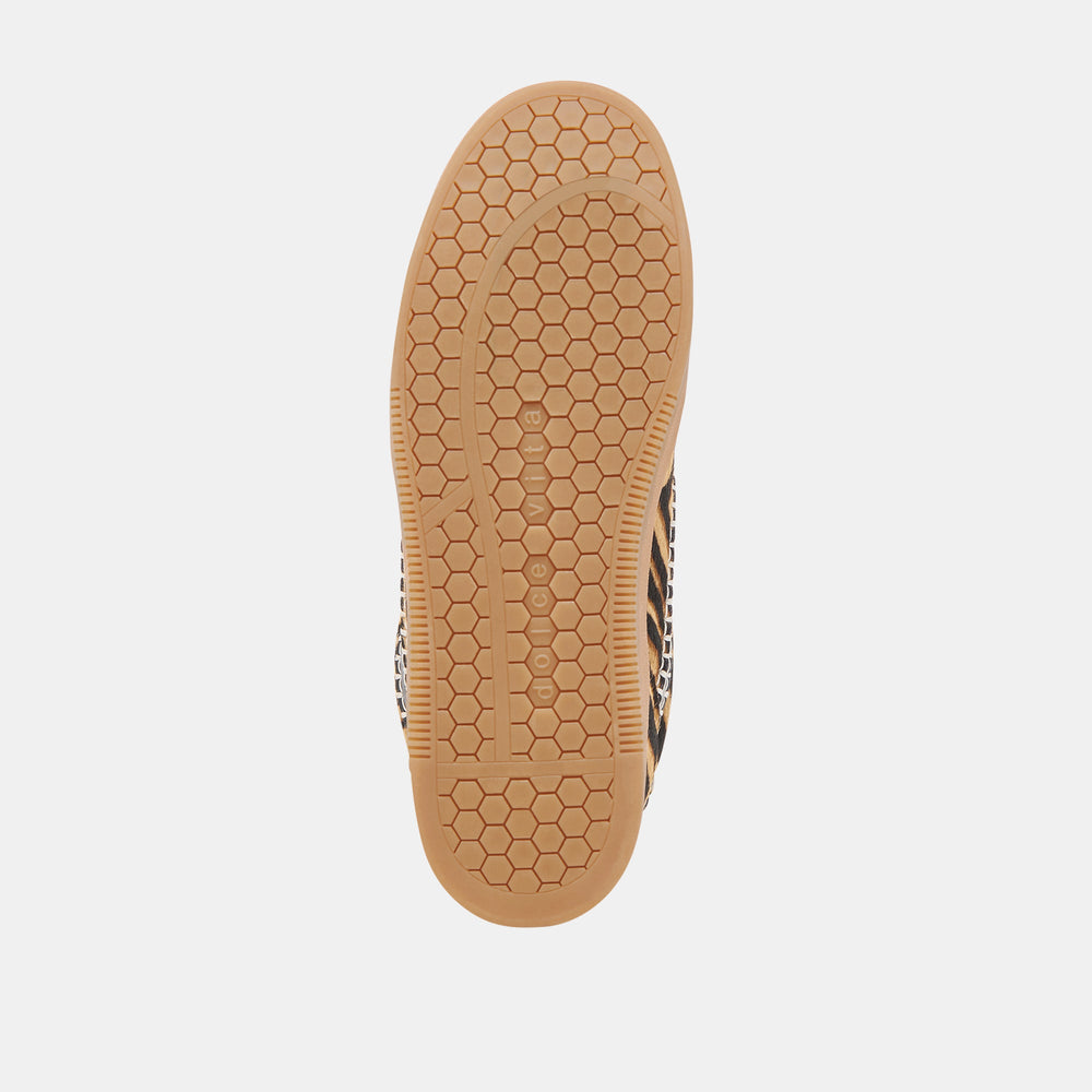 Notice Stitch Tiger Calf Hair Sneakers | Women Dolce Vita