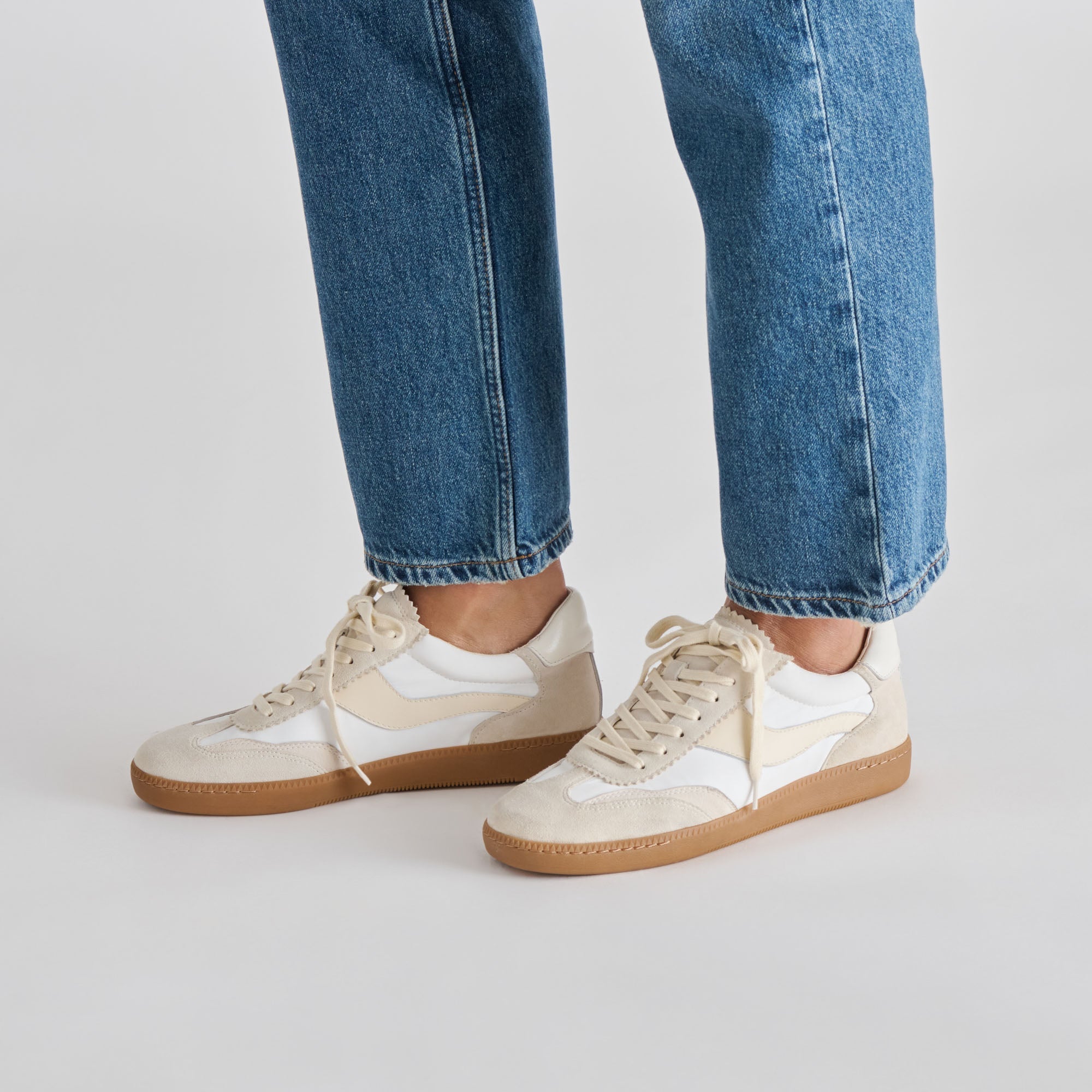Notice White Dune Nylon Sneakers | Dolce Vita Women