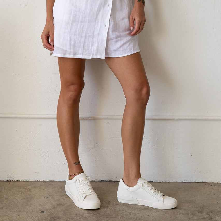 Zina 306 Sneakers White Recycled Leather | Women Dolce Vita