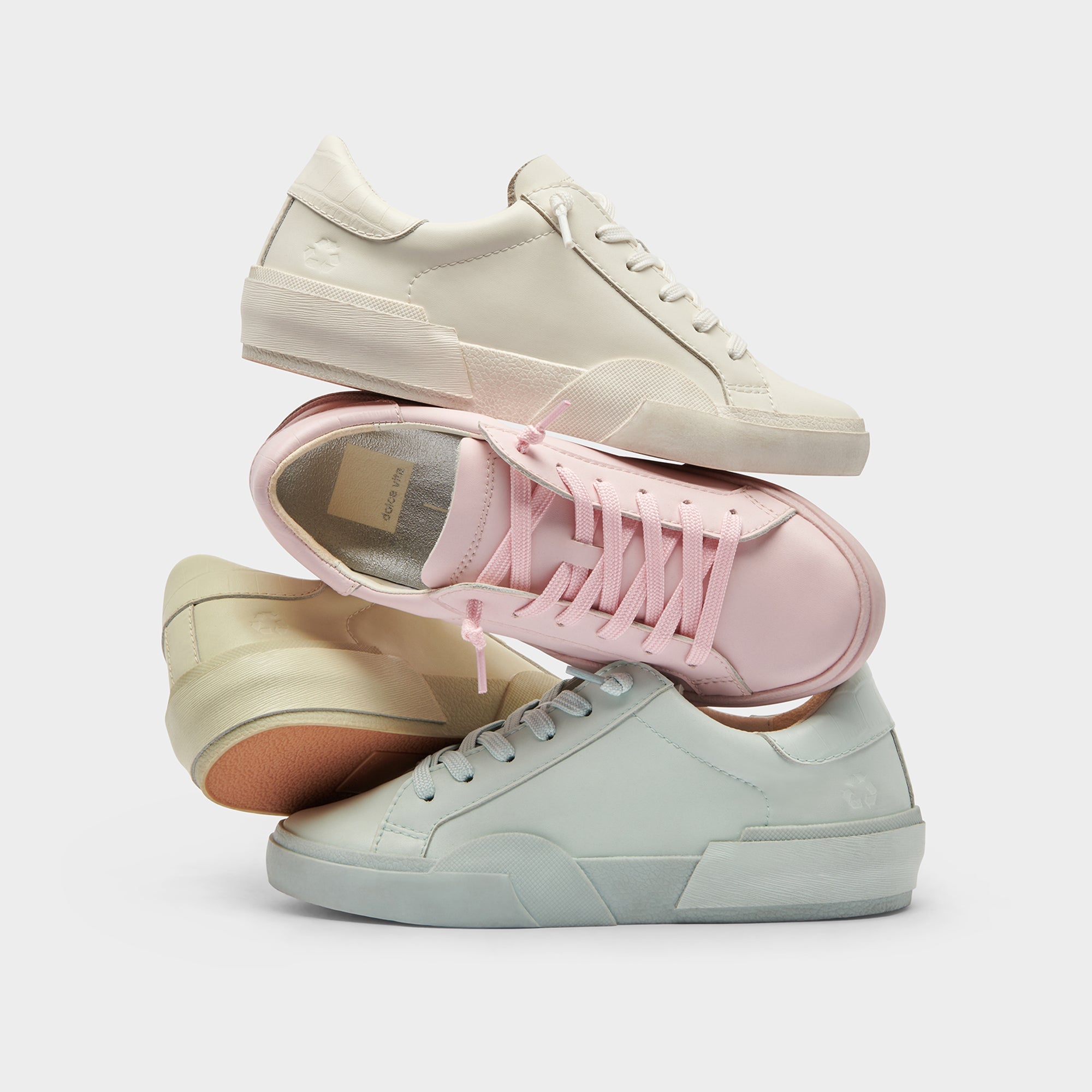 Zina 306 Sneakers White Recycled Leather | Women Dolce Vita