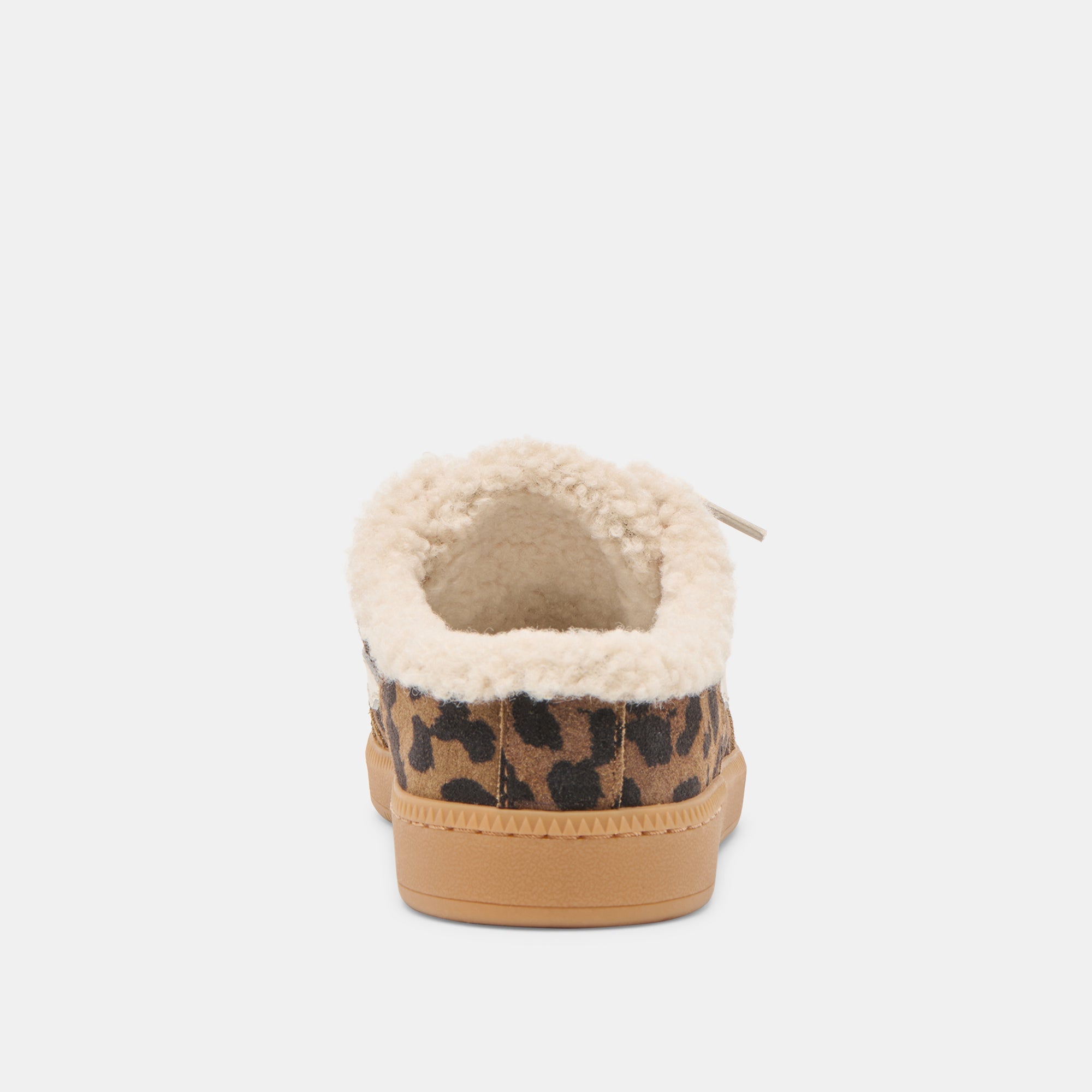 Notice Slide Plush Brown Leopard Printed Suede Sneakers | Dolce Vita Women