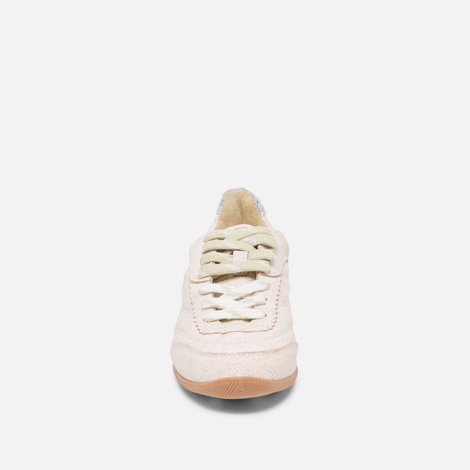 Laini Off White Crackled Leather Sneakers | Women Dolce Vita