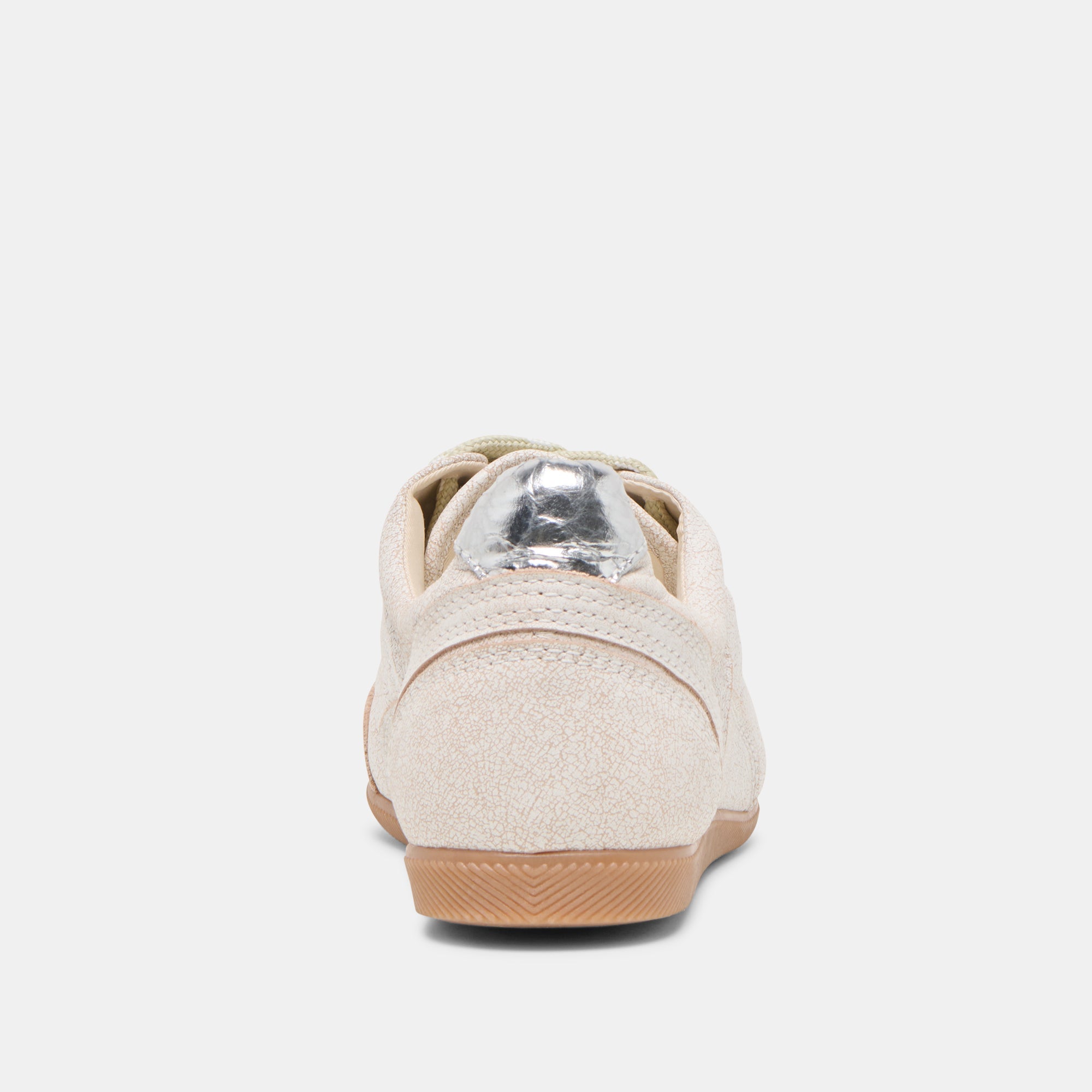 Laini Off White Crackled Leather Sneakers | Women Dolce Vita