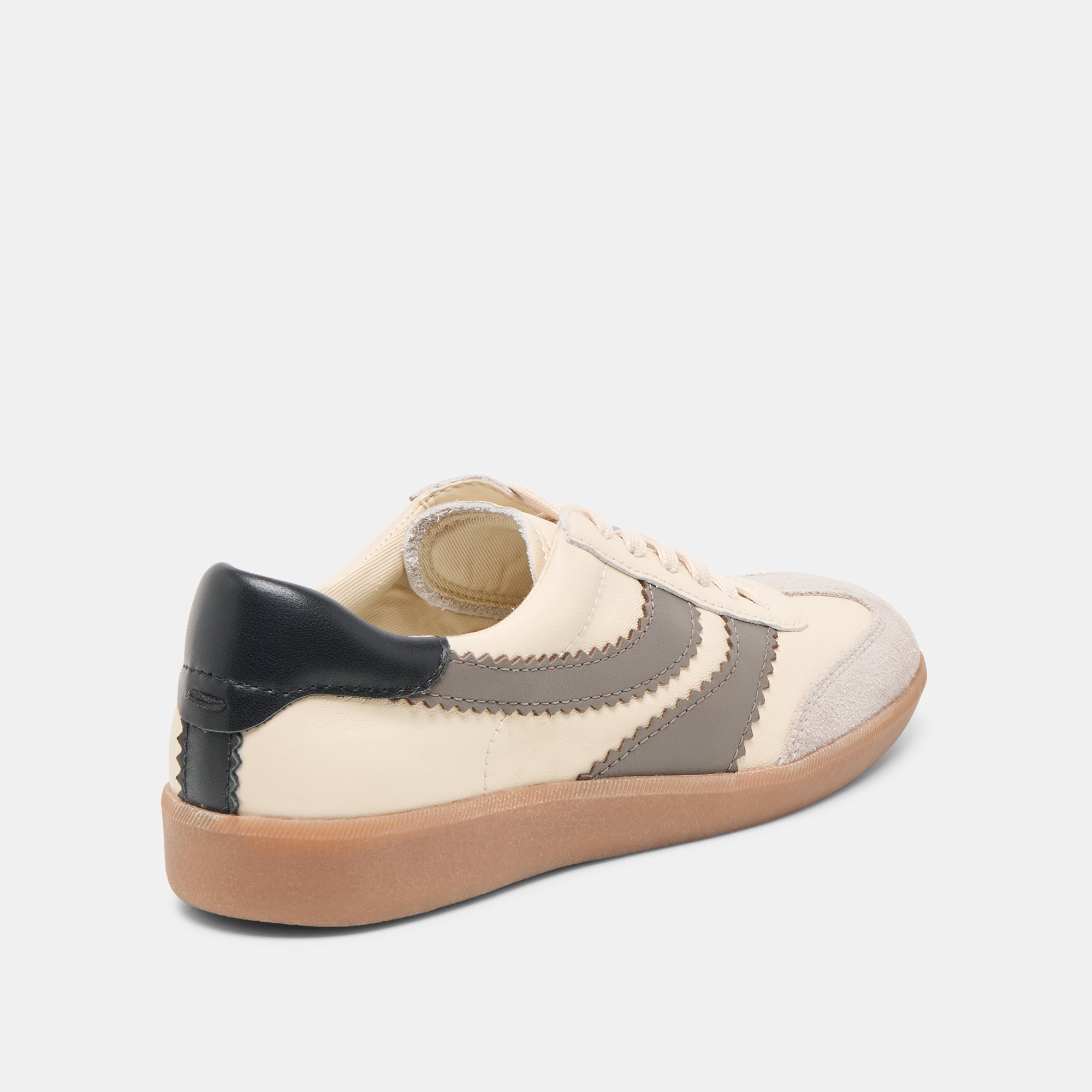 Merit White Grey Leather Sneakers | Dolce Vita Women