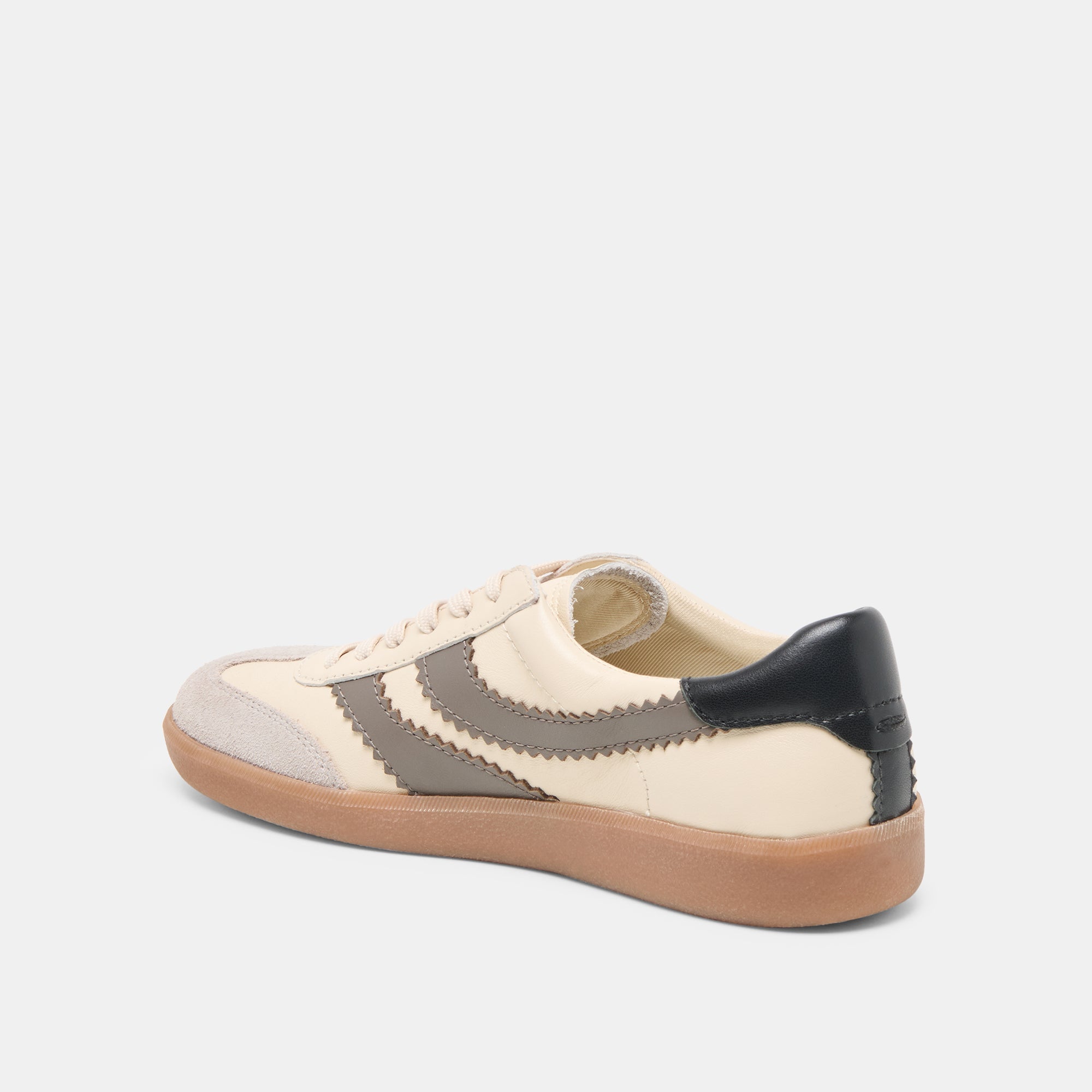 Merit White Grey Leather Sneakers | Dolce Vita Women