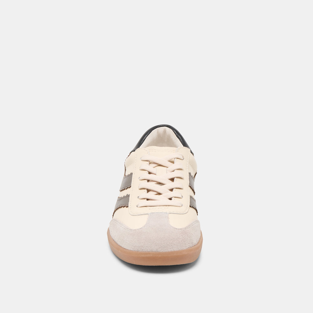 Merit White Grey Leather Sneakers | Dolce Vita Women
