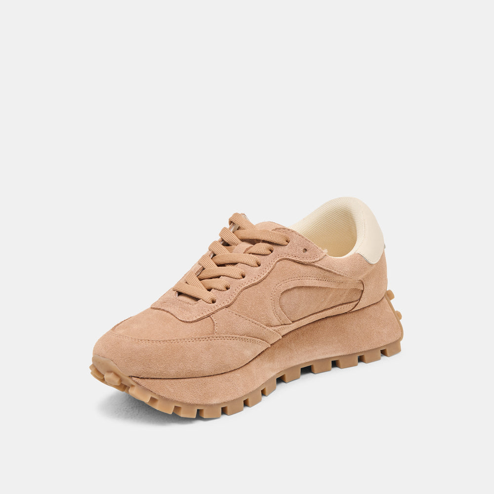 Tricia Toffee Suede Sneakers | Women Dolce Vita