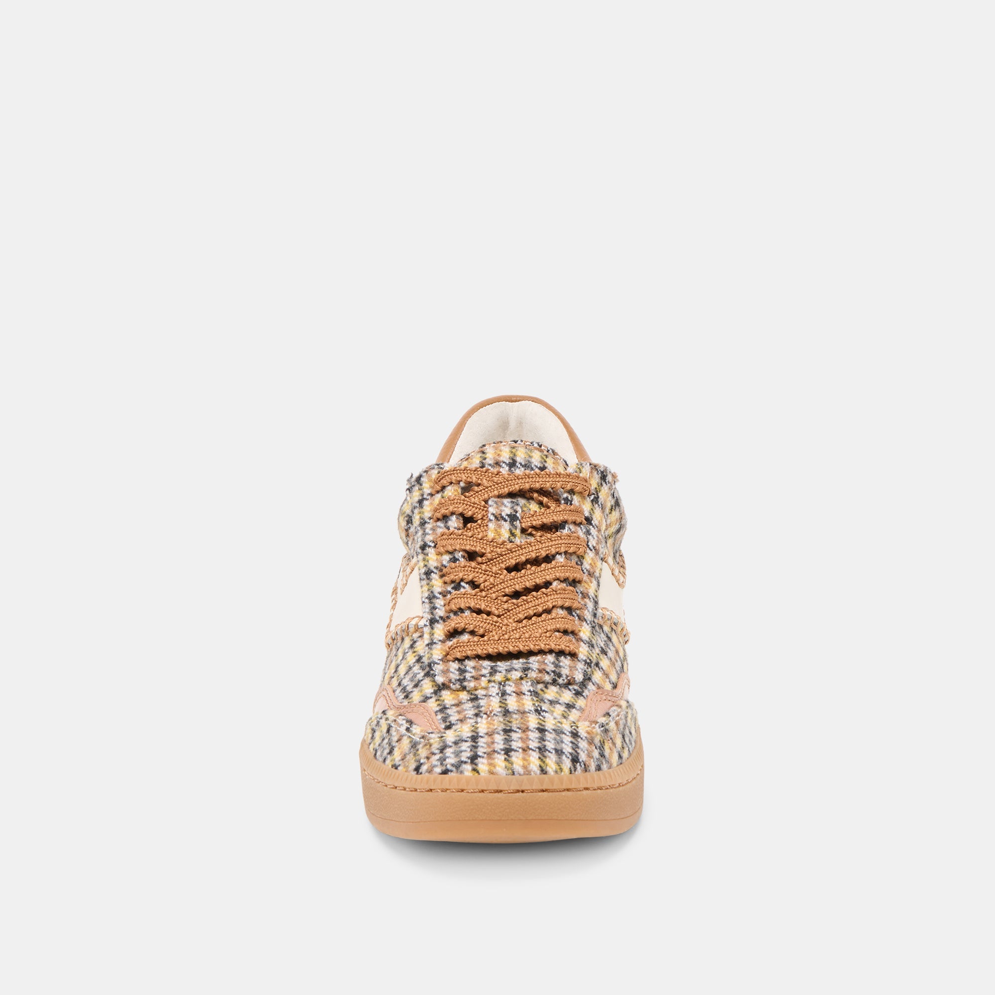Notice Stitch Yellow Plaid Tweed Sneakers | Women Dolce Vita
